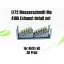 Art Scale Kit Messerschmitt Me 410A Exhaust detail set for Airfix - kipufogó készlet