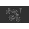 Art Scale Kit Women's Bicycle classic - 3D print - kerékpár makett