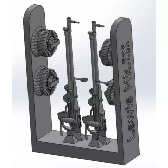 Art Scale Kit Lewis Mk.III - 2 pc - géppuska készlet