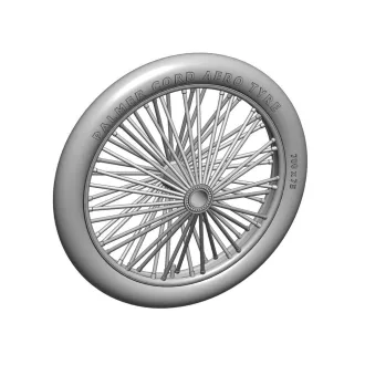  Art Scale Kit Palmer 700 x 85 spoked wheels, UK WWI, for Sopwith Camel, Sopwith Pup, Sopwitch Snipe - kerékkészlet