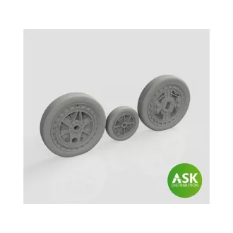   Art Scale Kit F-84F Wheels for Special Hobby - kerékkészlet