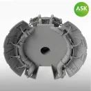 Art Scale Kit Nakajima Sakae 12 engine incl. exhausts and the open cowling flaps - 3D print for Tamiya - kipufogó készlet