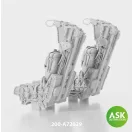 Art Scale Kit GRU7A ejection seats with seat belts 2 pcs, rec. for F-14A/B late - 3D print for Great Wall Hobby - katapultülés feljavító készlet
