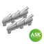 Art Scale Kit Spitfire Mk.Vb Exhausts round type for Eduard - kipufogó készlet