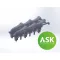 Art Scale Kit Spitfire Mk Shrouded Fishtail exhausts for Eduard - kipufogó készlet