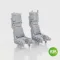 Art Scale Kit SJU-17 ejection seats excluding seat belts, 2 pcs F-14D - 3D print for Tamiya - katapultülés feljavító készlet