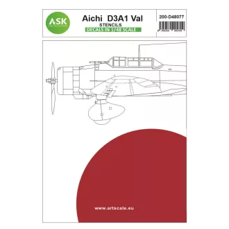 Art Scale Kit Aichi D3A1 Val - Stencils - matricakészlet