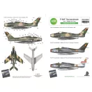 Art Scale Kit F-84F Thunderstreak part 1 - Belgian Air Force - matricakészlet