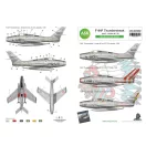 Art Scale Kit F-84F Thunderstreak part 2 - Armée de l'Air - matricakészlet