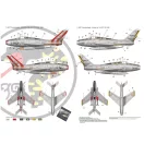 Art Scale Kit F-84F Thunderstreak part 2 - Armée de l'Air - matricakészlet