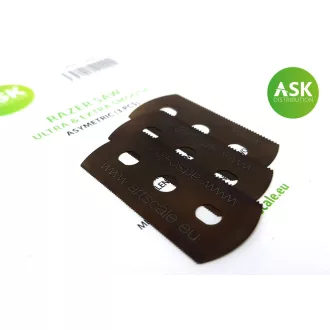   Art Scale Kit Razor Saw - ultra and extra smooth asymmetric 70/43 teeth 3 pc - fűrészlap