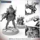 Archon Studio - Starfinder - ANDROID MECHANIC (with mechanic's drone) figura