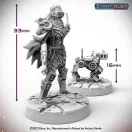 Archon Studio - Starfinder - ANDROID MECHANIC (with mechanic's drone) figura