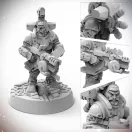 Archon Studio - Starfinder - DWARF SOLDIER figura