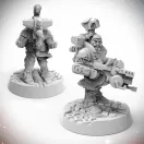 Archon Studio - Starfinder - DWARF SOLDIER figura