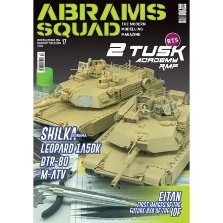 Abrams Squad nr 17 - 2 Tusk Academy RMF, Shilka Diorama, Leopard 1A5DK, BTR-80, M-ATV, EITAN First images of the future 8x8 of the IDF