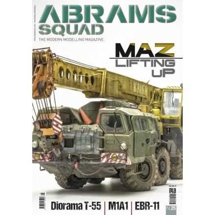 Abrams Squad nr 25 - Maz lifting up, Diorama T-55, M1A1, EBR-11