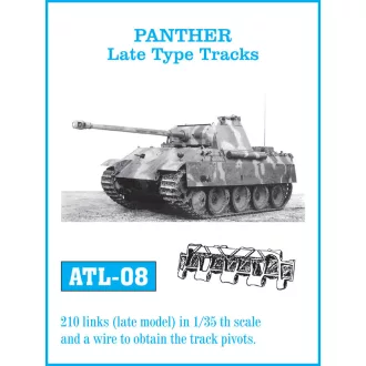Friulmodel - Panther / Jagdpanther fém lánctalp
