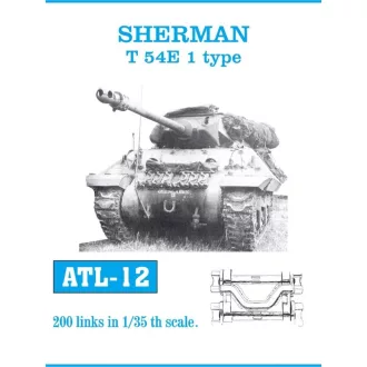 Friulmodel - M 4 Sherman fém lánctalp