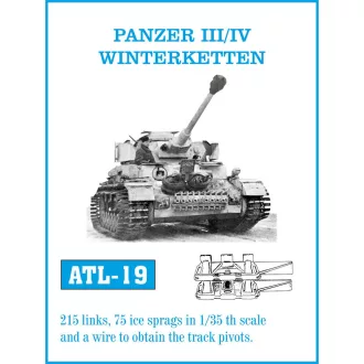 Friulmodel - Panzer III/IV Winterketten fém lánctalp