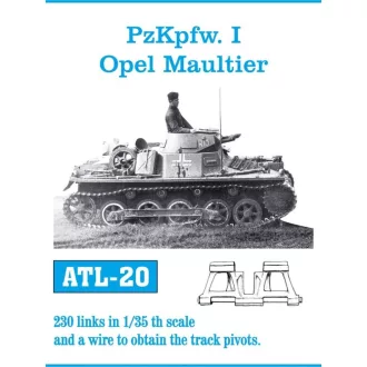 Friulmodel - Pz I / Opel Maultier fém lánctalp