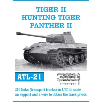   Friulmodel - Tiger II Transportkette / Panther II fém lánctalp