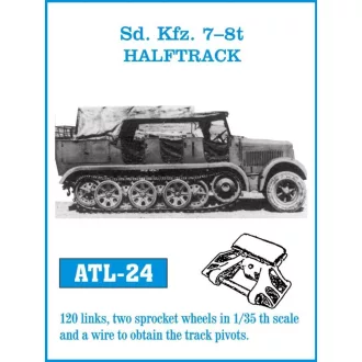 Friulmodel - SdKfz. 7 fém lánctalp