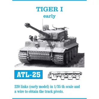 Friulmodel - Tiger I early fém lánctalp