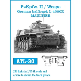 Friulmodel - Pz.Kpfw. II Wespe fém lánctalp
