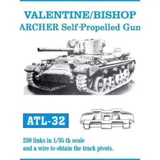 Friulmodel - Valentine / Bishop fém lánctalp