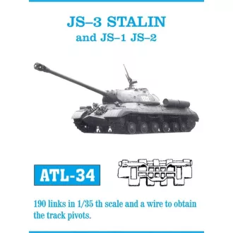 Friulmodel - JS-III. JS-I. JS-II fém lánctalp