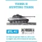 Friulmodel - Tiger II Hunting Tiger. Early Model fém lánctalp