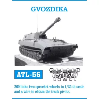 Friulmodel - Gvozdika fém lánctalp