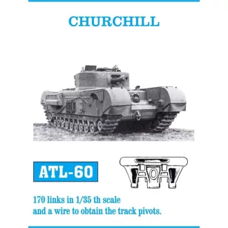 Friulmodel - Churchill fém lánctalp