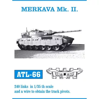 Friulmodel - Merkava Mk.II fém lánctalp