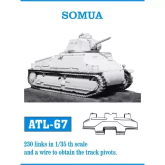 Friulmodel - Somua fém lánctalp