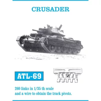 Friulmodel - Crusader fém lánctalp