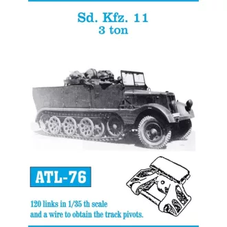 Friulmodel - Sd.Kfz 11 3-ton fém lánctalp