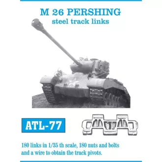 Friulmodel - M 26 Pershing Steel Track fém lánctalp