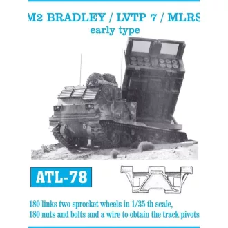 Friulmodel - M2 Bradley/ LVTP 7/MLRS früh fém lánctalp