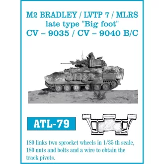   Friulmodel - M2 Bradley/LVTP 7/MLRS late 'Big foot' fém lánctalp