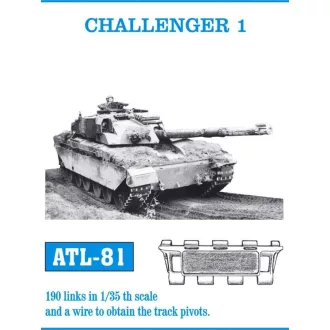 Friulmodel - Challenger 1 fém lánctalp