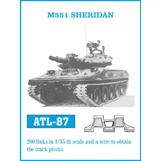 Friulmodel - M551 Sheridan fém lánctalp