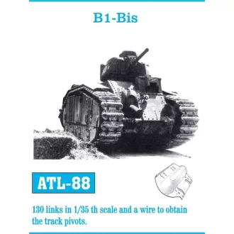 Friulmodel - B1-Bis fém lánctalp