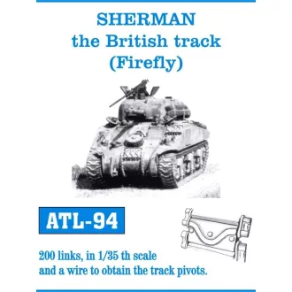 Friulmodel - SHERMAN T-56 E1 type fém lánctalp