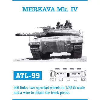  Friulmodel - Merkava Mk. IV Einzelkettenglieder fém lánctalp