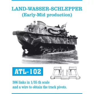   Friulmodel - Land-Wasser-Schlepper – early/mid production fém lánctalp