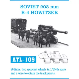 Friulmodel - Soviet 203mm B-4 Howitzer fém lánctalp