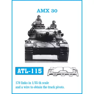 Friulmodel - AMX-30 fém lánctalp