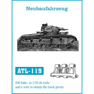 Friulmodel - Neubaufahrzeug fém lánctalp